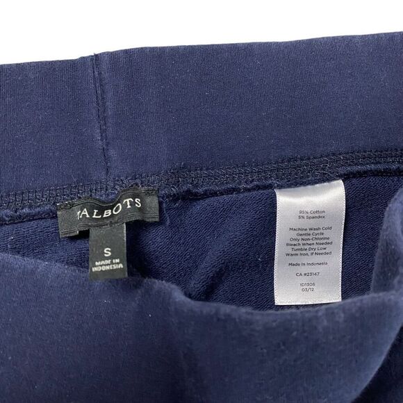 Talbots Navy Pull-On Pant size Small - Picture 3 of 4